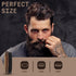 Striking Vikings Boar Bristle Beard Brush, 4.2" Ergonomic Design for Men’s Grooming & Beard Care