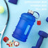 Small Pill Box Keychain, Cute Mini Pill Fob Container for Vitamin Storage Organizer, Keychain Pill Case Holder (Red)
