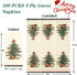 Homlouue 100 3 PCS Christmas Napkins Disposable, Ply Paper Christmas Tree Napkins, Decorative Napkin for Bathroom Home