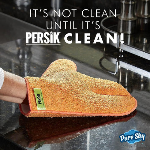 Pure-Sky Microfiber Glove Dusting Mitt, Ultra Microfiber Cleaning Cloth Glove for Home Cleaning