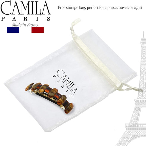 MP802 French Hair Barrette Clip for Girls, Thick Curly Wavy Long Hair, Strong Hold Grip Hair Clips for Women,