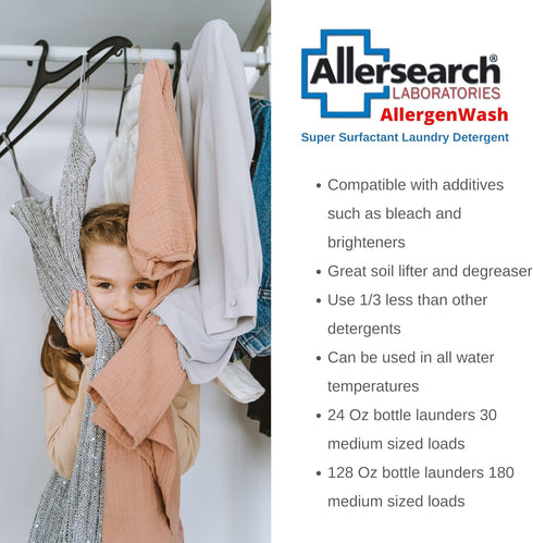 Allersearch AllergenWash, 24 Oz Laundry Detergent