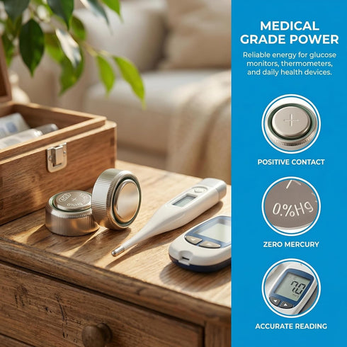 Soyasi LR41 AG3 L736f L736c L736 392 192 1.5V 15 Pack Button Batteries Alkaline Button Cell Batteries for Thermometer