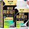 Fertility Supplements for Men, 90 Capsules with Maca Root, Zinc & Folate for Optimal Sperm Health