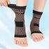Copper Infused Ankle Brace, Compression Socks for Men and Women, Foot Support Wraps for Achilles Tendon and Plantar