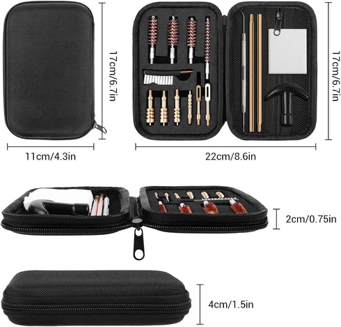 Pipe Cleaning Brush Set - Nylon Pipe Clog Remover for Pipes and Bottles (Set of 15)