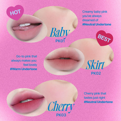 Lip&Cheek Blurry Pudding Pot - Blushed Moment - Crush - Buildable Lightweight Makeup Blush - 5g