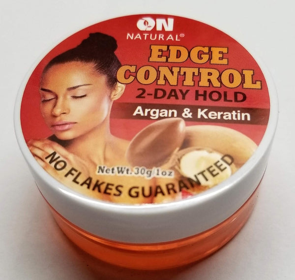 Organic Edge Control Hair Gel, Argan and Keratin