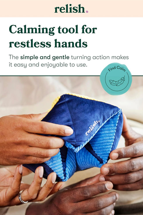 Relish - Tactile Turn Dementia Sensory Activity, Fidget Toy for Alzheimer's & Dementia, Mid to Late Stages, Soft