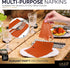 100 Pack Orange Beverage Napkins, 2 Ply Big Party Pack, Ideal for Wedding, Party, Birthday, Dinner, Lunch, Cocktails