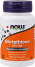 NOW Supplements, Glutathione 250 mg, 60 Veg Capsules, Detoxification Support*