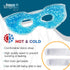 USA Merchant - 2 Pack Therapeutic Spa Gel Bead Eye Masks - Reusable Hot/Cold Compress Therapy for Puffy Eyes