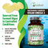 Vegan Omega 3 - Plant Based Algal DHA/EPA - 60 Veggie Softgels for Brain, Heart, Joints & Prenatal Health