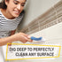 Set 3pcs Scrub Brush of - Cleaning Shower Scrubber with Ergonomic Handle and Durable Bristles - Grout Cleaner Brush