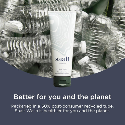 Saalt Menstrual Cup Wash Cleanser - pH Balanced, No Irritants, 4oz