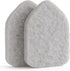 Replacement Scrubber Sponge Head for Extendable Tub Tile Shower Scrubber, Non-Scratch (2X Scrubber Sponge Gray)