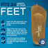 3/4 Length Orthotic Shoe Insoles with Built-in Raise for Ball of Foot Pain, Morton’s Neuroma
