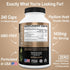Psyllium Husk Capsule Fiber Supplement, Natural Powder Capsules for Constipation Relief for Adults