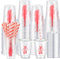 Jingmore 50 Sets Ballerina Disposable Cups with Lids and Straws Plastic Ballet Party