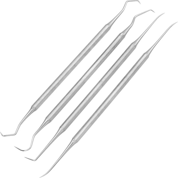 4 Pc Probes Wax & Clay Sculpting Tools, Stainless Steel Picks