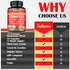 Satoomi 90 Capsules - 10in1 Turkey Tail Supplement with Lions Mane, Reishi Mushroom & Others for 90 Days