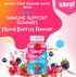 9 in 1 Immune Support Gummies with Elderberry, Vitamin C&D, Zinc, Turmeric, Ginger, 60 Gummies for Immunity Supplement