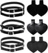 Healifty 3 Sets High Heels Anti Slip Detachable Shoe Straps, Self-Adhesive Heel Cushion Inserts for Loose Heels