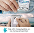 Pre-Moistened Streak-Free Lens Cleaning Wipes Premium Quality Cleaner 180 Count for Eyeglasses