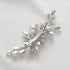 SWEETV Rhinestone Bride Wedding Hair Clip, Silver Crystal Bridal Hair Comb, Sparkly Hair Piece for Women/Girls &