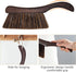 VMVN Hand Broom Brush, Soft Bristle Cleaning Brush for Counter Dusting, Wooden Handle Bed Brush for Furniture