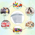 100pcs 4x6 Inches Drawstrings Organza Gift Candy Bags - Wedding Favors (Gray)