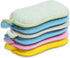 WANWLI Dish Sponge Kitchen Sponges,Scrub Sponges,Double Sided Cleaning,Non Scratch,Ultra fine Fiber Wiping+Stainless Steel
