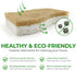 Pack 12 AIRNEX Natural Kitchen Sponge - Biodegradable Compostable Cellulose and Coconut Scrubber Sponge - of Eco