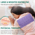 Microwavable Heating Pads 15 x 9" for Pain Relief, Weighted Moist Heat Pad for Cramps, Neck, Shoulder & Back