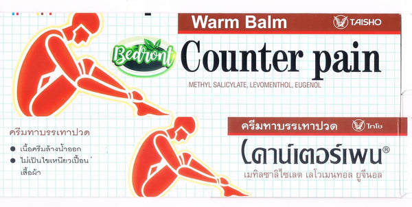 Counter Pain Warm Balm 30G for Relaxation and Massage, Sports Activity