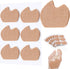 SATINIOR 30 Pcs Foot Pads for Dancer Sesamoiditis, Large Area Corn Pads, Metatarsal Felt Cushion Pads for Pain Relief
