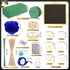 Maysing 12 20 Money Bouquet Kit Pcs Glitter Roses Sheet Flower Wrapping Paper DIY Flower Bouquet Floral Foam Blocks