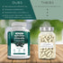 Organic Spirulina and Chlorella Capsules - 180 Chlorophyll Pills to Support Detox, Mitochondria & Energy