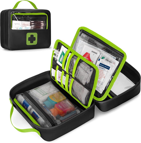 Marscamd Waterproof Empty First Aid Bag with a Detachable Panel, Small Medical