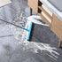 KOLLIEE Adjustable 59'' Long Handle Floor Squeegee - Professional Water Squeegee with Foam Blade
