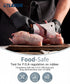 LANON Food Safe Disposable Nitrile Gloves, Latex-Free, Powder-Free, Textured Fingertips for Cooking