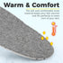 US9/ EU40 riemot Merino Wool Insoles for Women Breathable Honeycomb Shoe Inserts Comfortable Cushioning Replacement