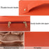 Large Capacity Travel Cosmetic Storage Bag with Handle, Portable Zipper Toiletry Bag for Women and Girls