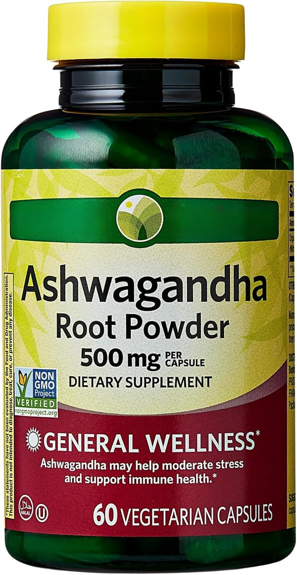 KP+ Ashwagandha Root Powder 500 mg | General Wellness | May Help Moderate
