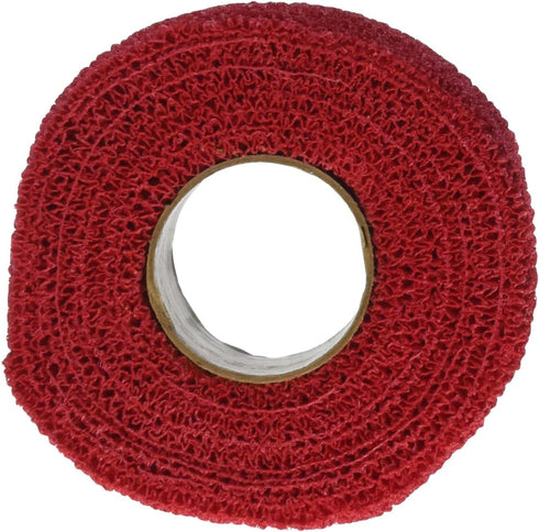 Powerflex 1.5" Stretch Athletic Tape - 6 Rolls, Red