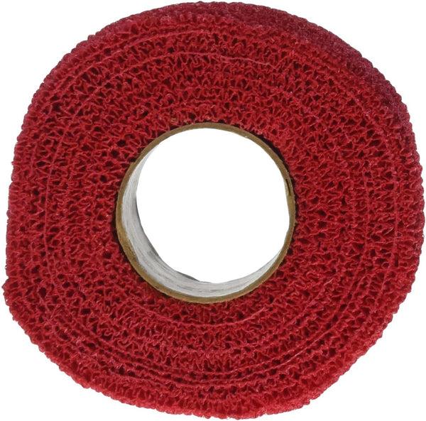 Powerflex 1.5" Stretch Athletic Tape - 6 Rolls, Red