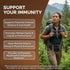 Immunity 90 Organic Turkey Tail Mushroom Supplement Capsules | Lions Mane Cordyceps Reishi Chaga + Ashwagandha Stress