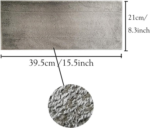 EZ SPARES Microfiber Mop Cloths, Replacement for Hardwood Floor Mop, Washable Wet/Dry Pads for Home and Office