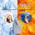 Hot Water Bottle Wearable, Wrap Around Hot Water Bottle Bottle Warmer with Longer Belt for Period Pain Relief Neck