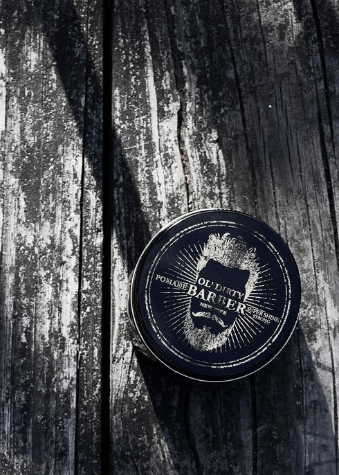OL' DIRTY BARBER Hair Pomade for Men, Water Base for High Shine and Strong Hold Styling, 4oz